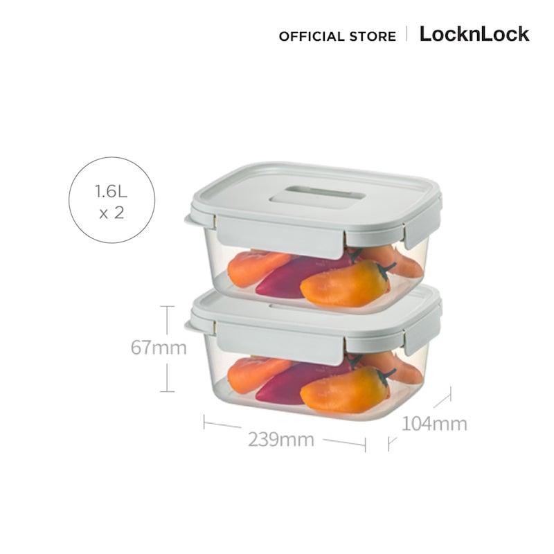 طقم حافظات طعام LocknLock LTN340S2