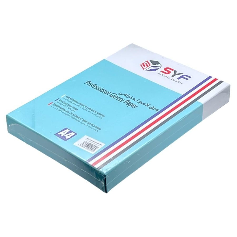 ورق لامع وجهين 300 جرام 100 ورقة SYF A4