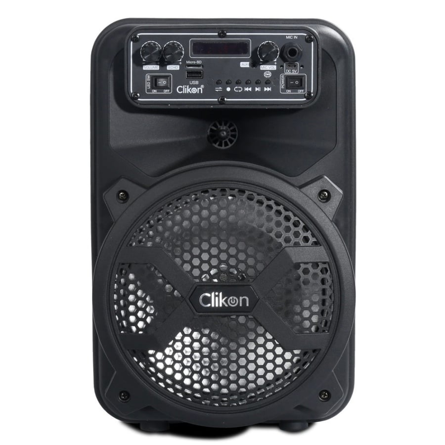 مكبر صوت بلوتوث قابل لإعادة الشحن مع مايكروفون سلكي Clikon CK859