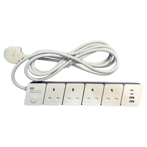توصيلة كهرباء 3 متر 4 مقابس PRIMA K115U