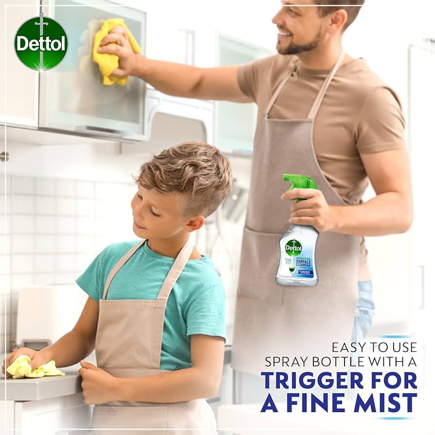 ديتول بخاخ منظف الأسطح المضاد للبكتيريا بدون رائحة 500 مل Dettol