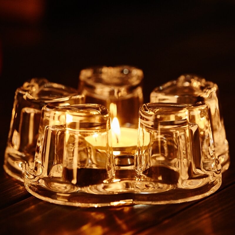 YIIN 21790 . Tea Heating Glass Candle Base