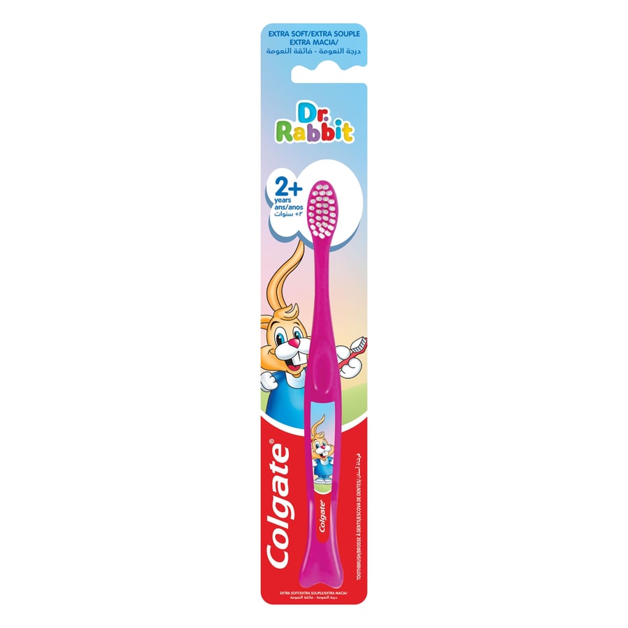 فرشاة اسنان للأطفال ذات شعيرات ناعمة دكتور أرنب Colgate