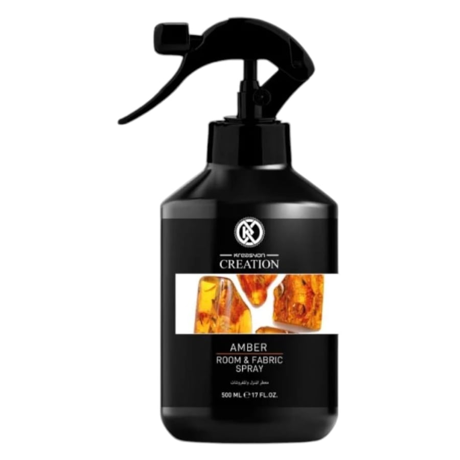 معطر المنزل والمفروشات برائحة العنبر 500 مل kreasyon CREATION