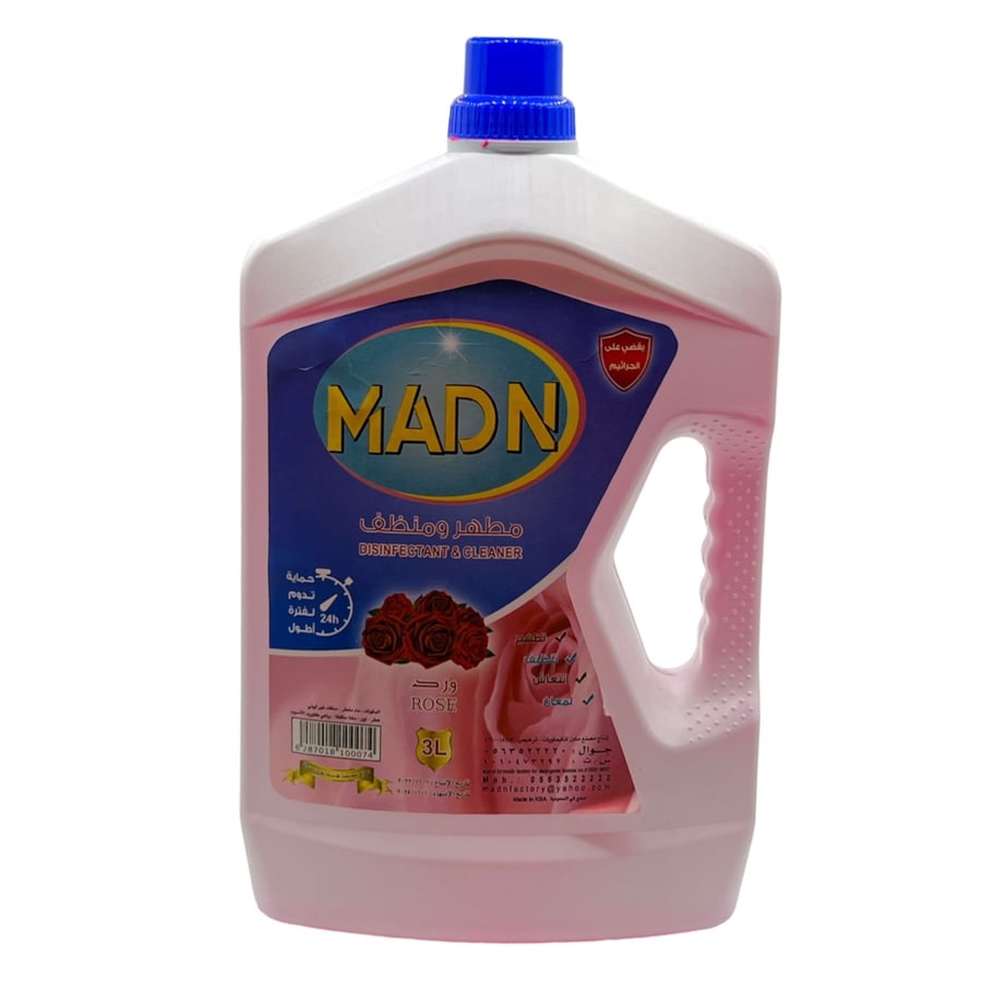 مطهر ومنظف ورد 3 لتر MADN
