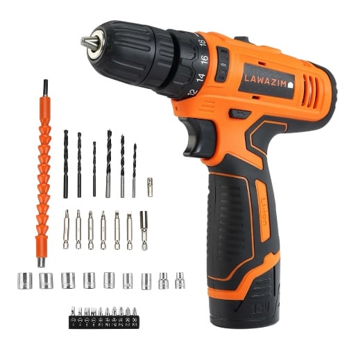 طقم مثقاب لاسلكي LAWAZIM K10234