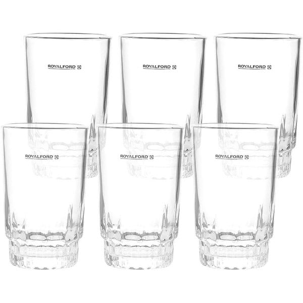ROYALFORD RF1385 P-J20 Glass Mug Set 300ML 6PCS