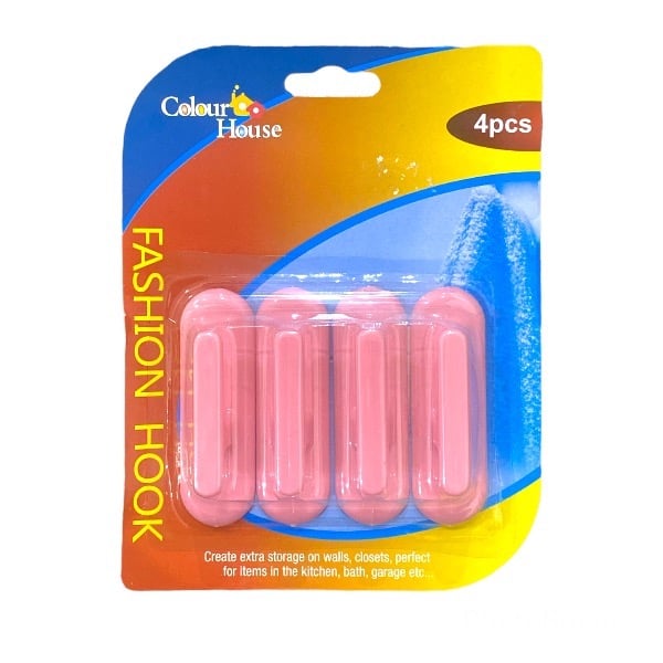 علاقة لاصقة بلاستيك colourHouse يتحمل وزن 1.5 KG