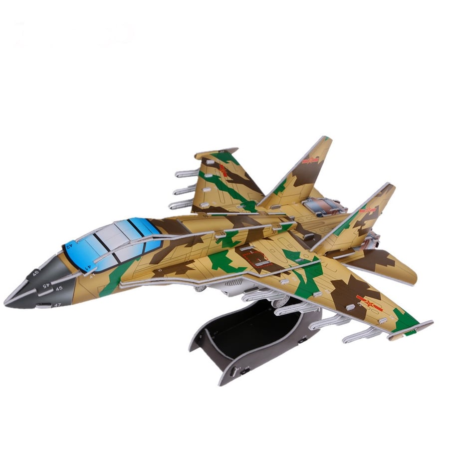 Building Toy - 3D Airplane Model Assembly Kit 32 Pieces