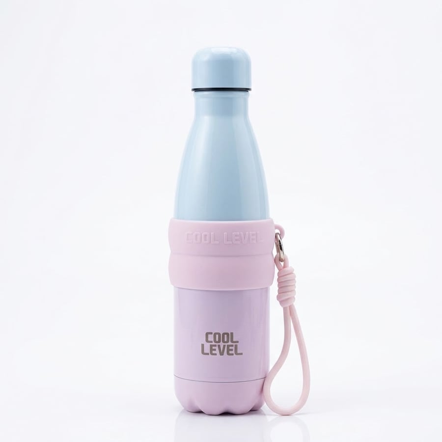 مطارة ماء ستيل 500 مل COOL LEVEL 11374-S26A19