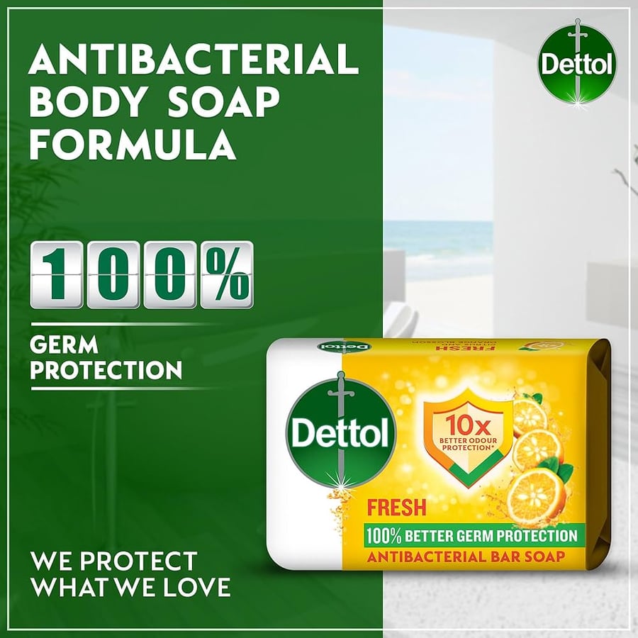 ديتول صابون المنعش 165 غرام 6 قطع Dettol