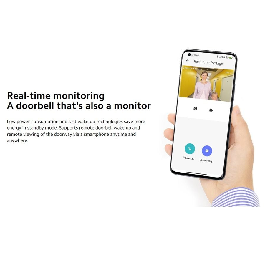 جرس باب ذكي شاومي XIAOMI BHR5416GL