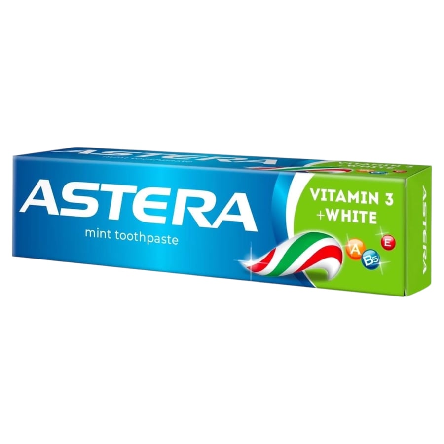 استيرا معجون أسنان تبييض بفيتامين 3 110 غرام ASTERA