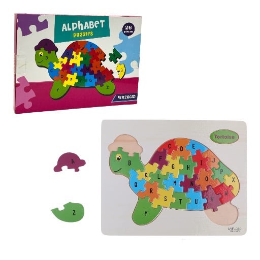 لعبة بزل تركيب 26 قطعة ALPHABET PUZZLE