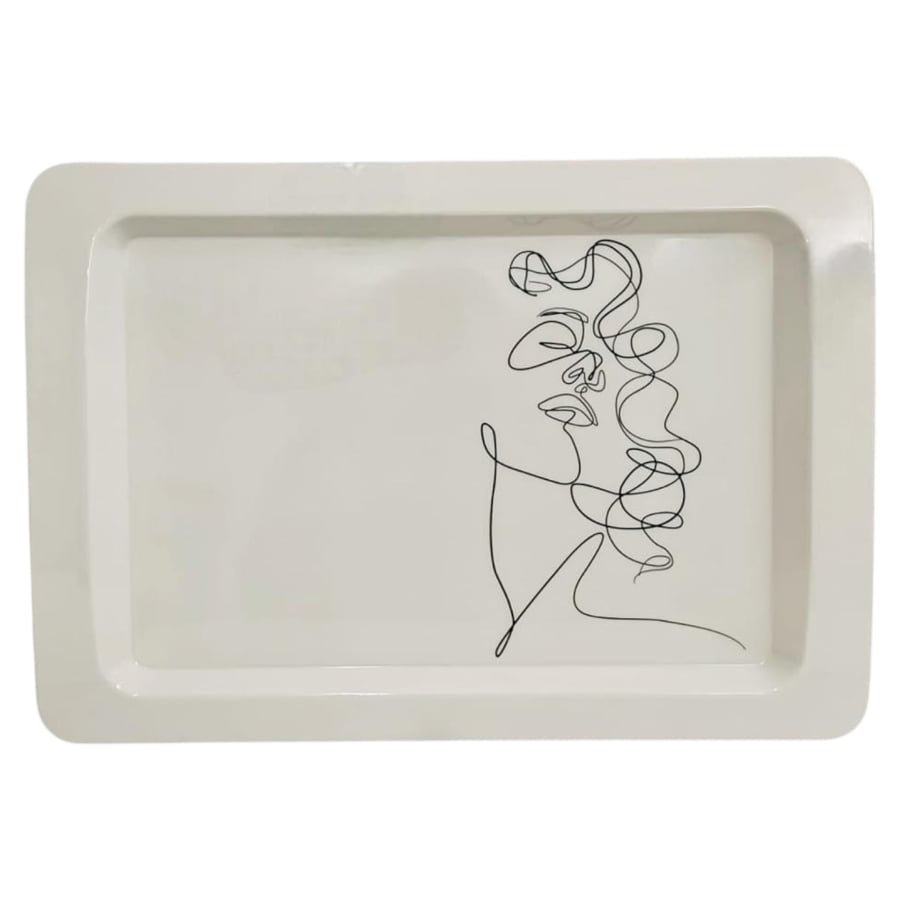 صينية تقديم ميلامين 47*33*2.5 سم KM-12063