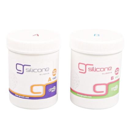 Graffiti Silicone Rubber 1:1 (2KG) || Gravity Resin Liquid Silicone 1:1 (2kg)