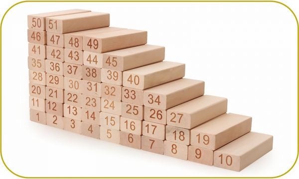 لعبة الجينجا مكعبات البناء 48 قطعة blocks