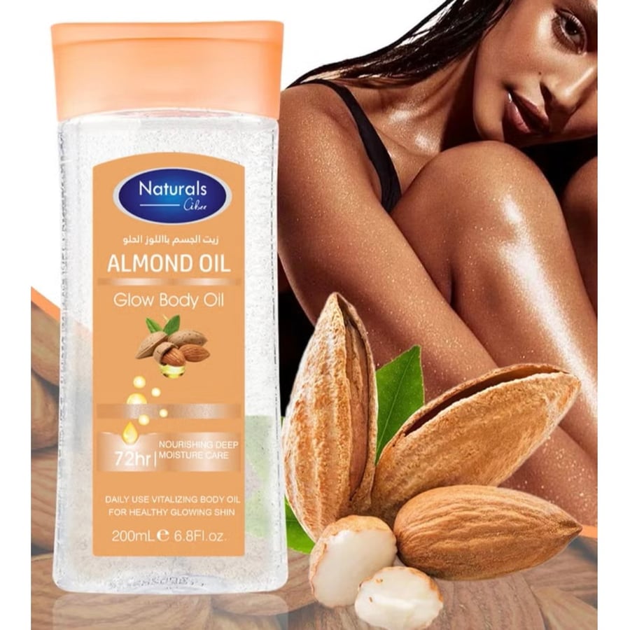 ناتشورال زيت للجسم باللوز الحلو 200 مل Naturals