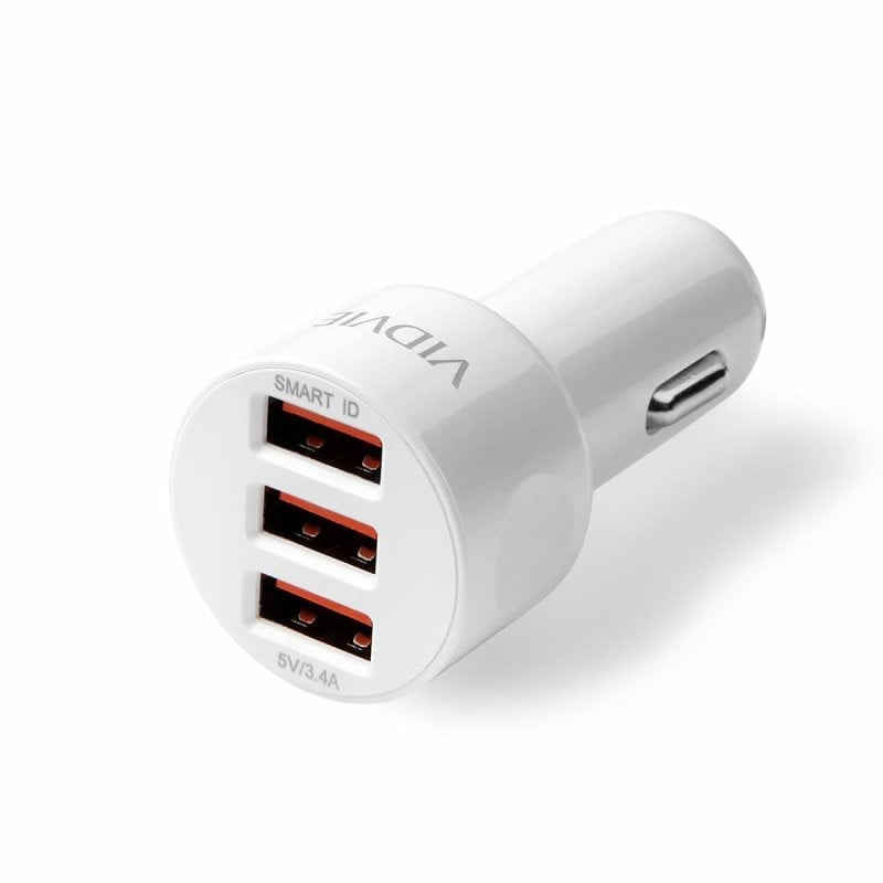 شاحن سيارة مع كابل جلكسي 3 منافذ VIDVIE CC513 2.4A ، USB