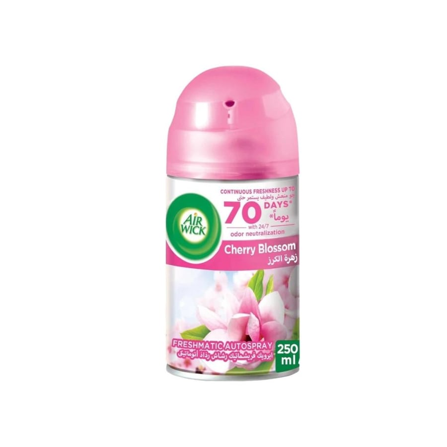 ايرويك فريشماتيك بخاخ معطر جو برائحة زهرة الكرز 3*250 مل AIR WICK