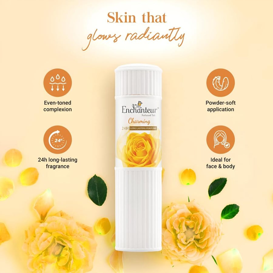 انشانتر بودرة معطرة تشارمينج 250 غرام Enchanteur