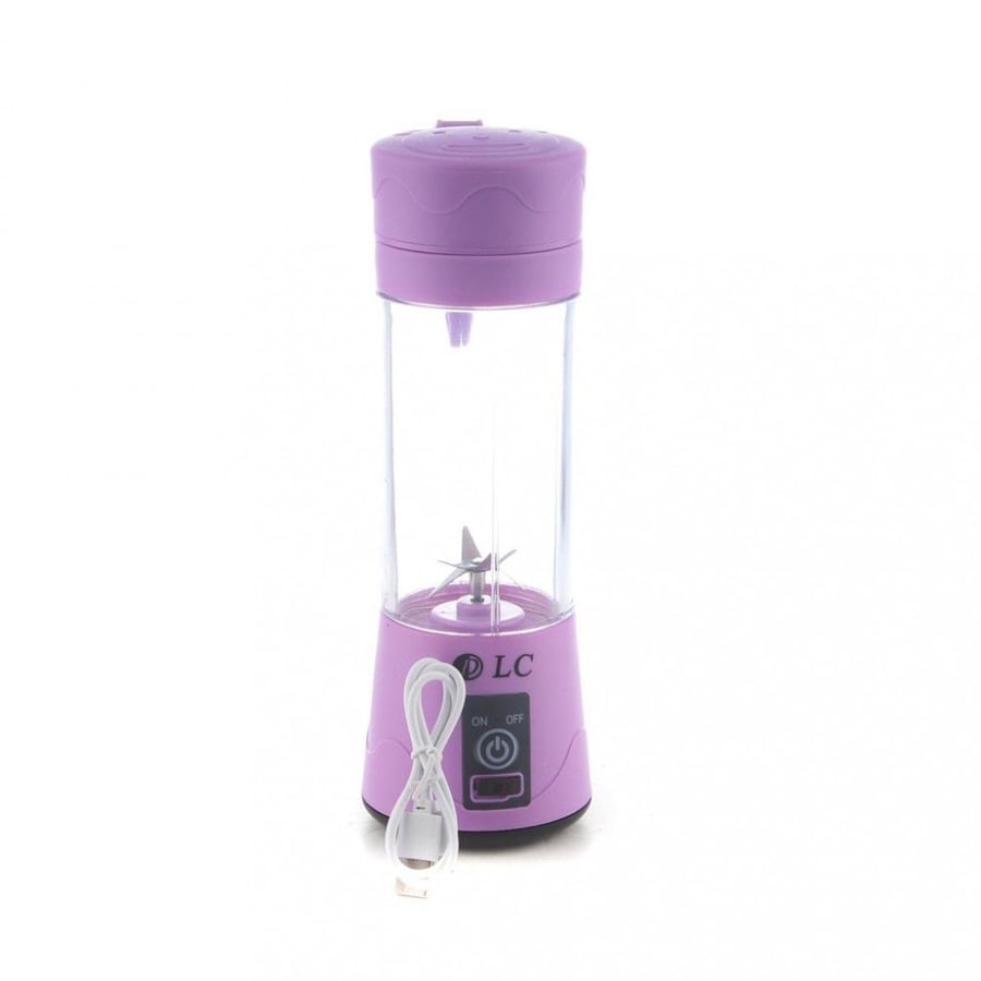 Hand Blender With Flask Sports Glass Handheld Traveling USB Charging 250ml 25 Watts DLC-39049