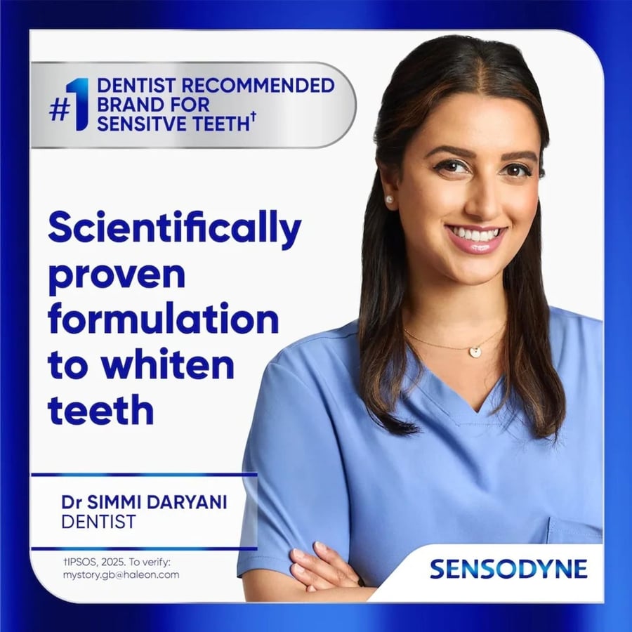 سنسوداين معجون مطور تبييض دفاع المينا 100 غرام SENSODYNE