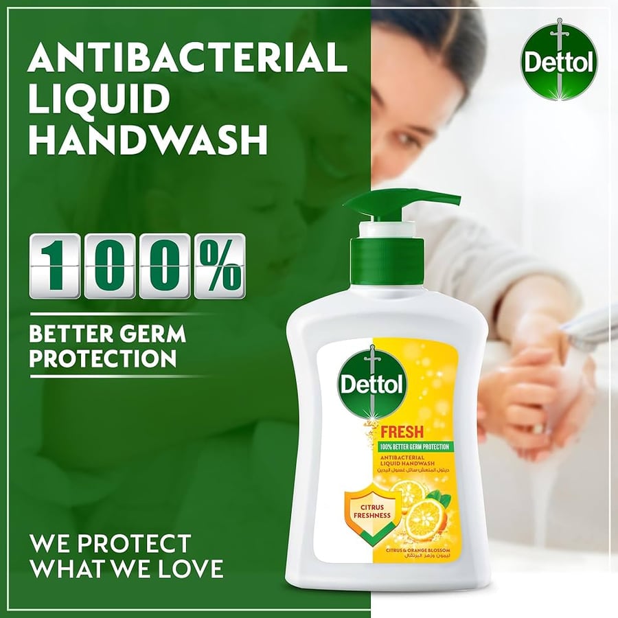 ديتول سائل غسول اليدين بالليمون وزهر البرتقال 2*200 مل DETTOL
