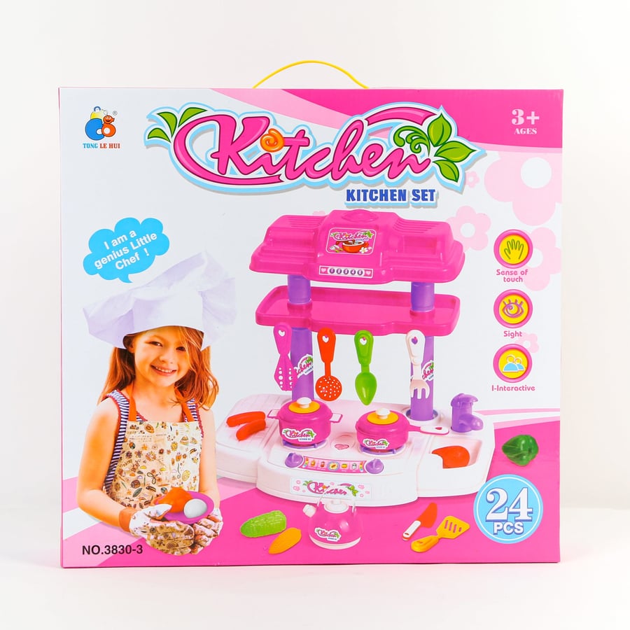 Interactive Kitchen Toy for Kids - 24 Pieces