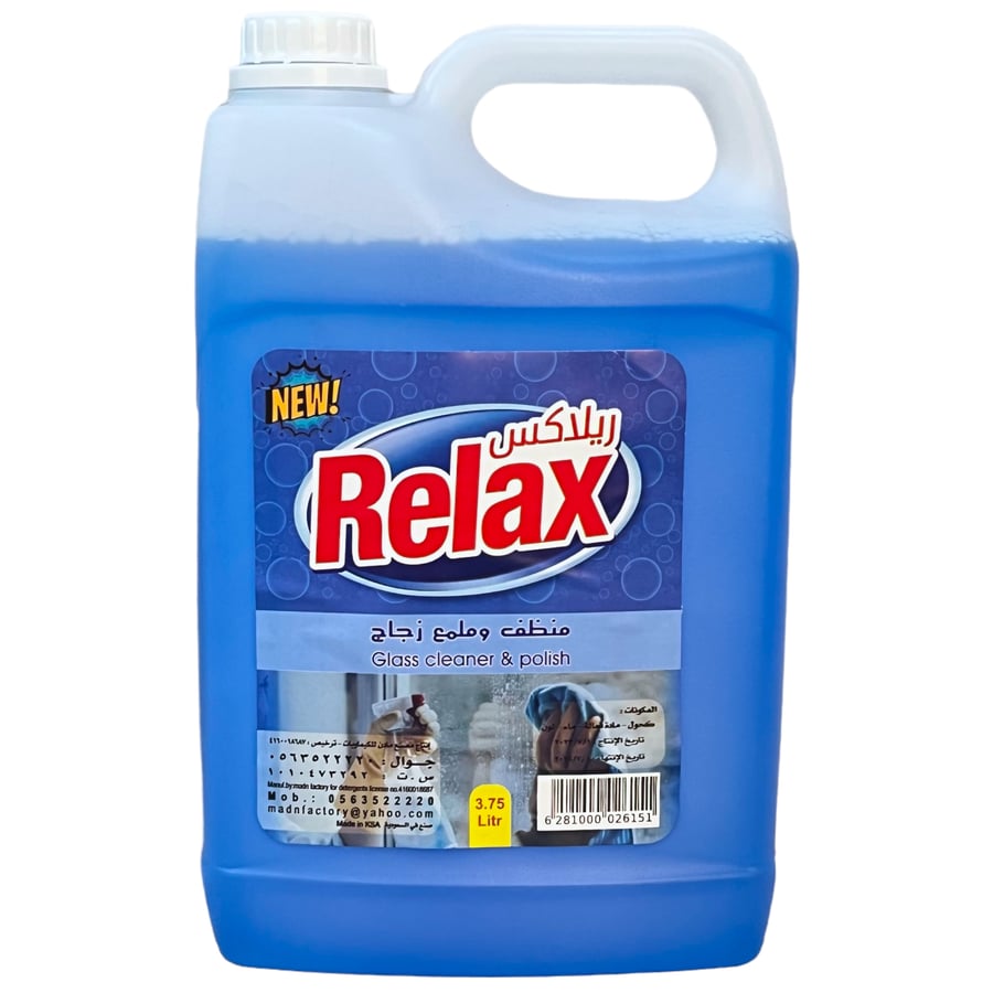منظف زجاج 3.75 لتر Relax