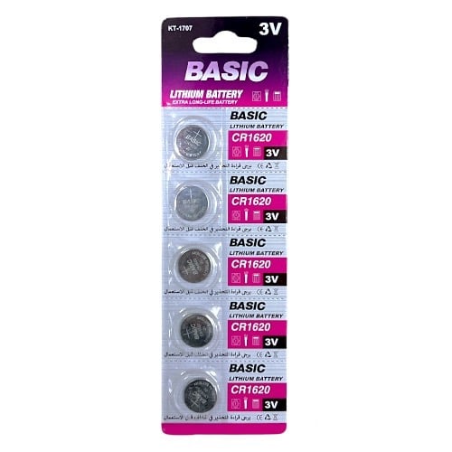 بطارية ليثيوم 3 فولت BASIC CR1620
