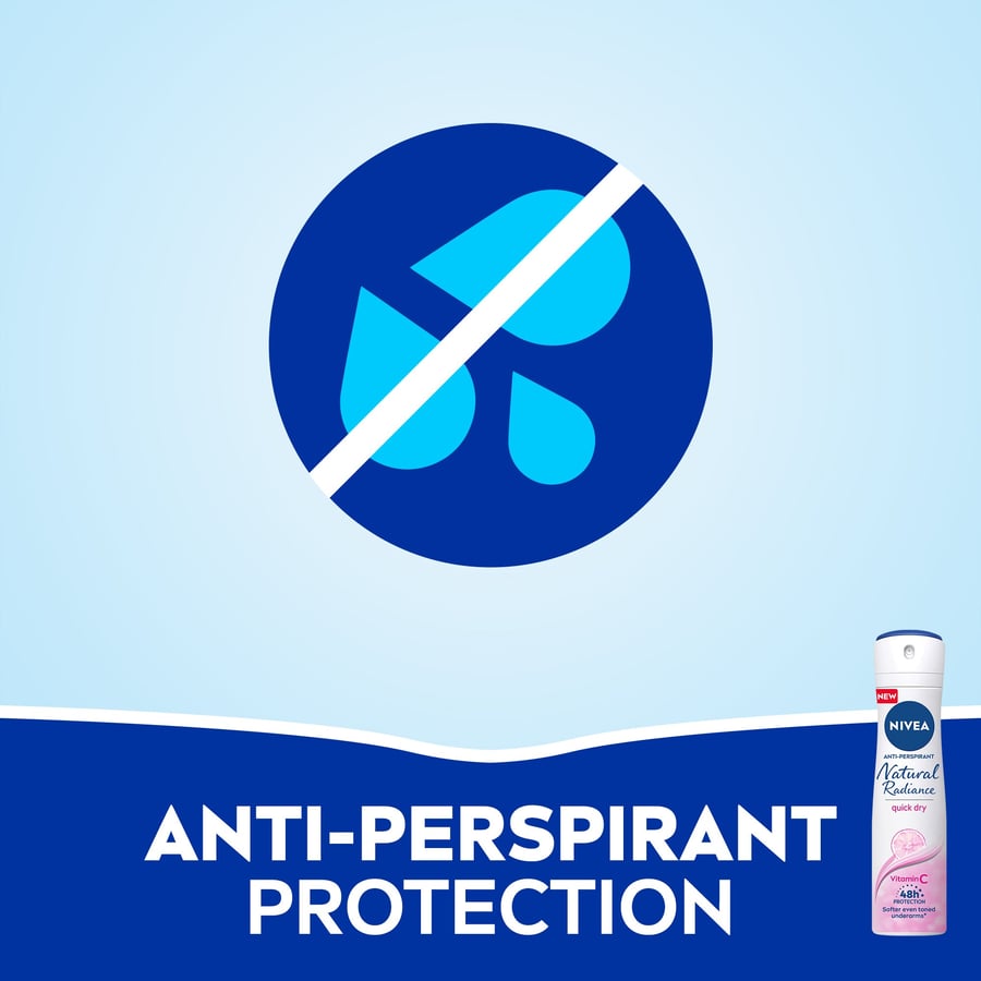 نيفيا مزيل عرق بخاخ للنساء تفتيح اضافي 150 مل NIVEA