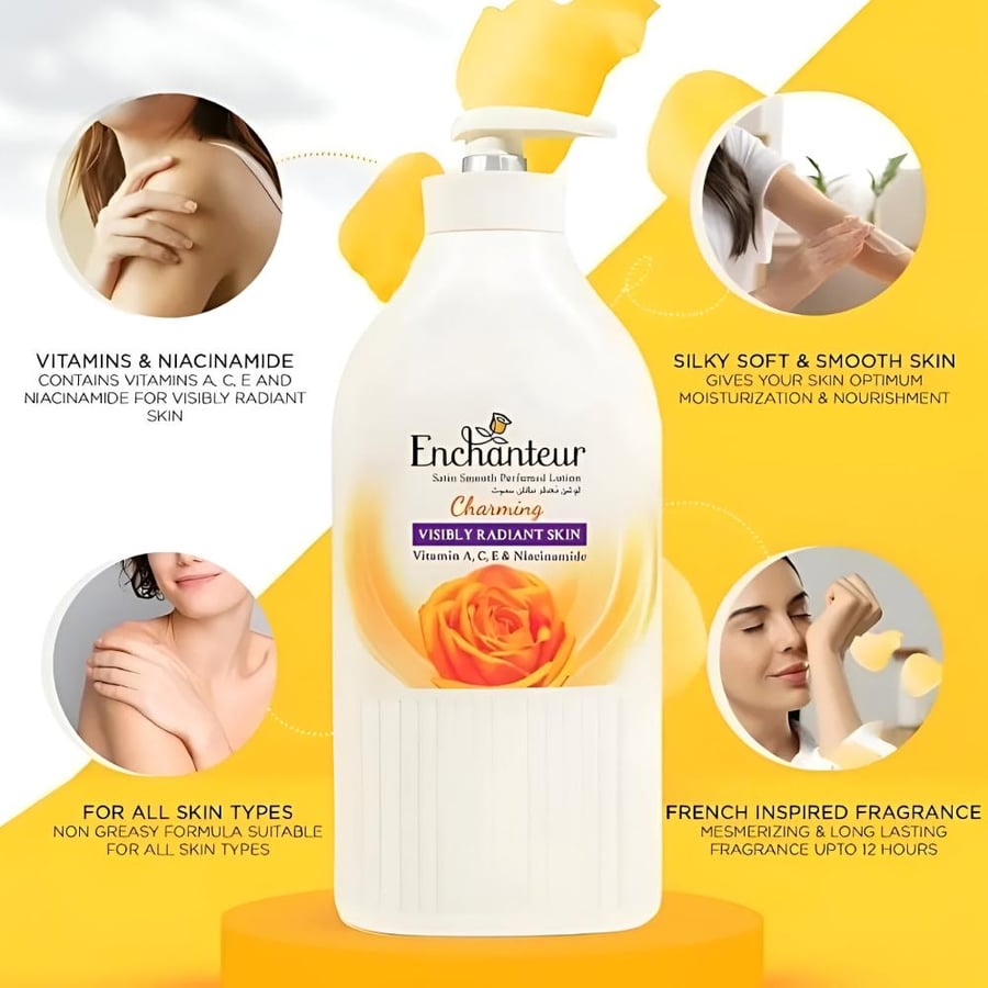 انشانتر لوشن معطر للجسم تشارمينج 750 مل Enchanteur