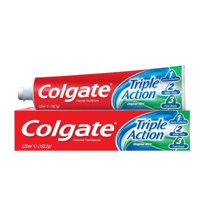 معجون اسنان ثلاثي المفعول تريبل اكشن 125 مل Colgate