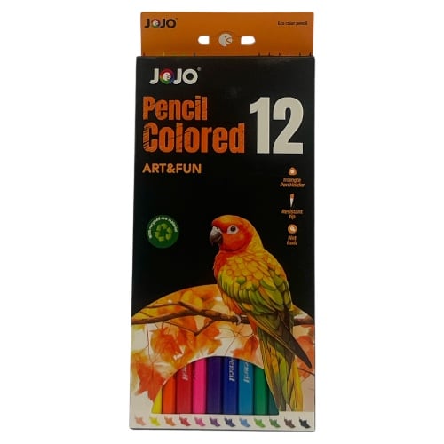 ألوان خشبية 12 لون JOJO YBA-1001