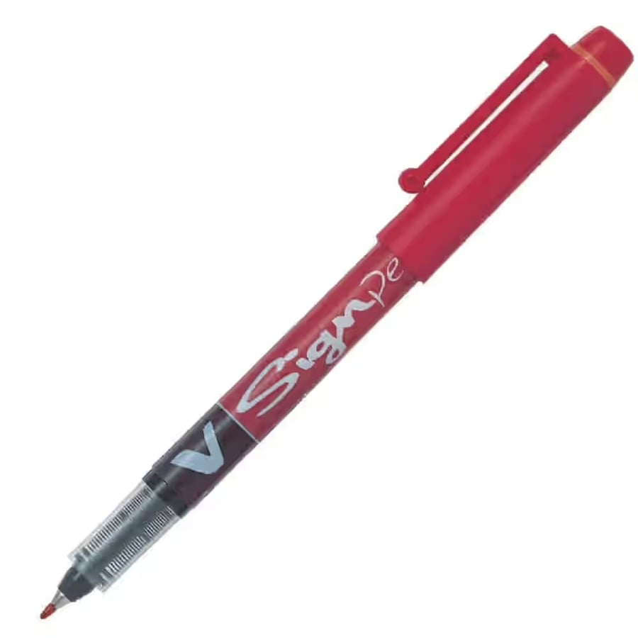 قلم توقيع  أحمر سائل بايلوت PILOT SW-VSP-R