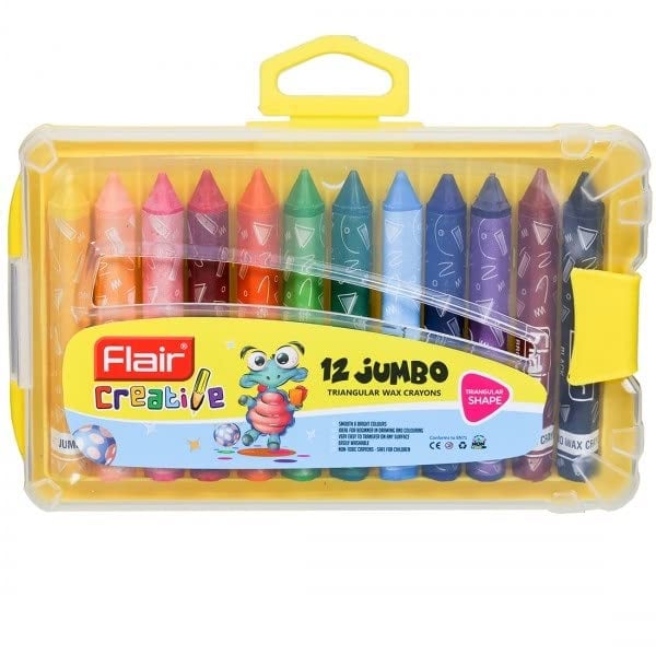 ألوان شمعية 12 لون Flair FA7051