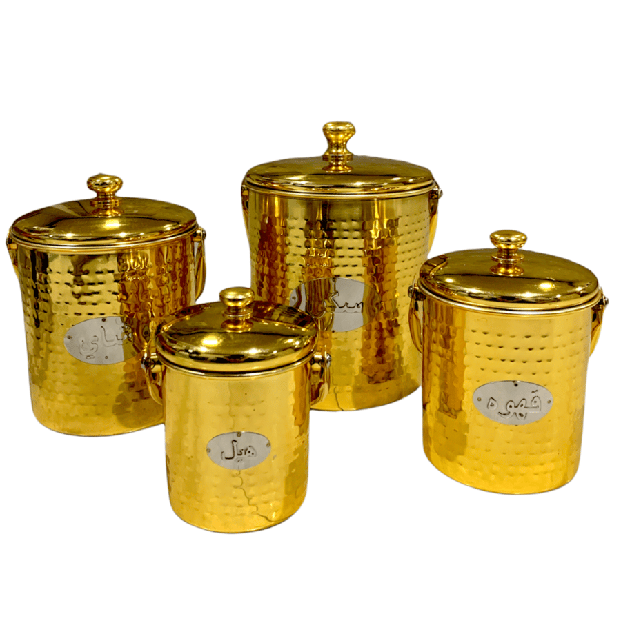 طقم علب بهارات 4 علب