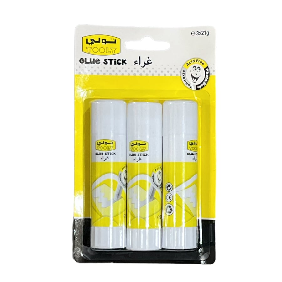 صمغ ابيض لاصق 21 غرام 3 قطع TOOLY TL-GS21-3