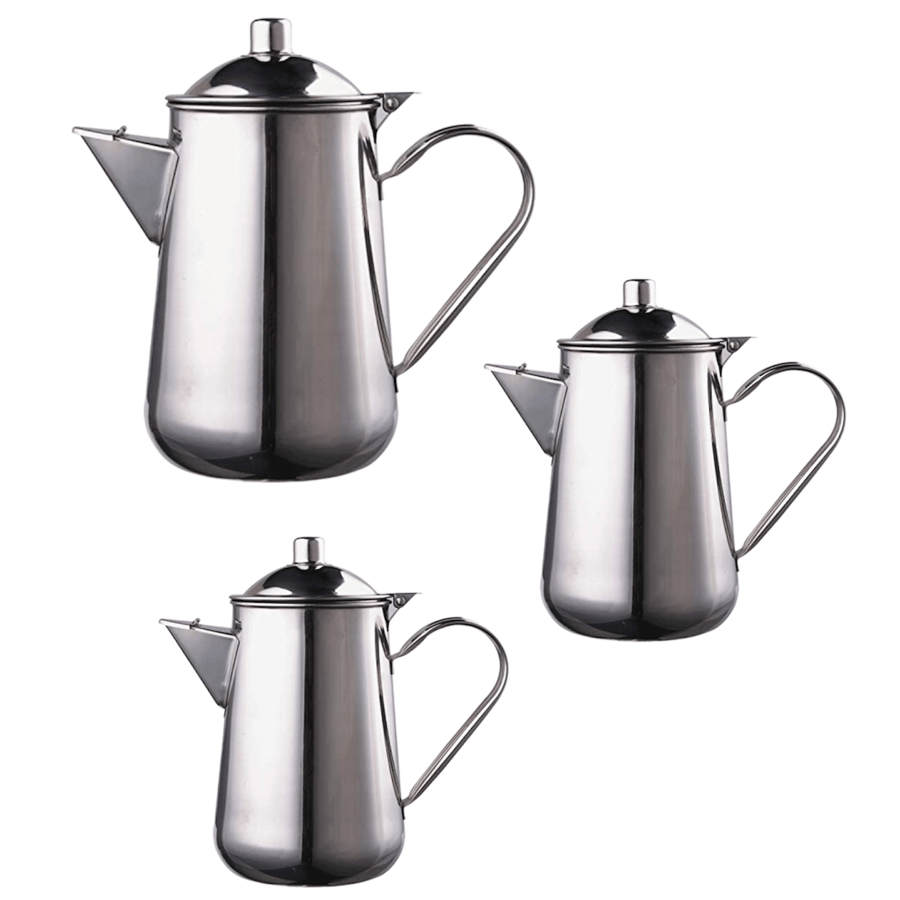 Stainless Steel Milk Glitter Taste 3 sizes 1.2, 1.6 and 2 liters