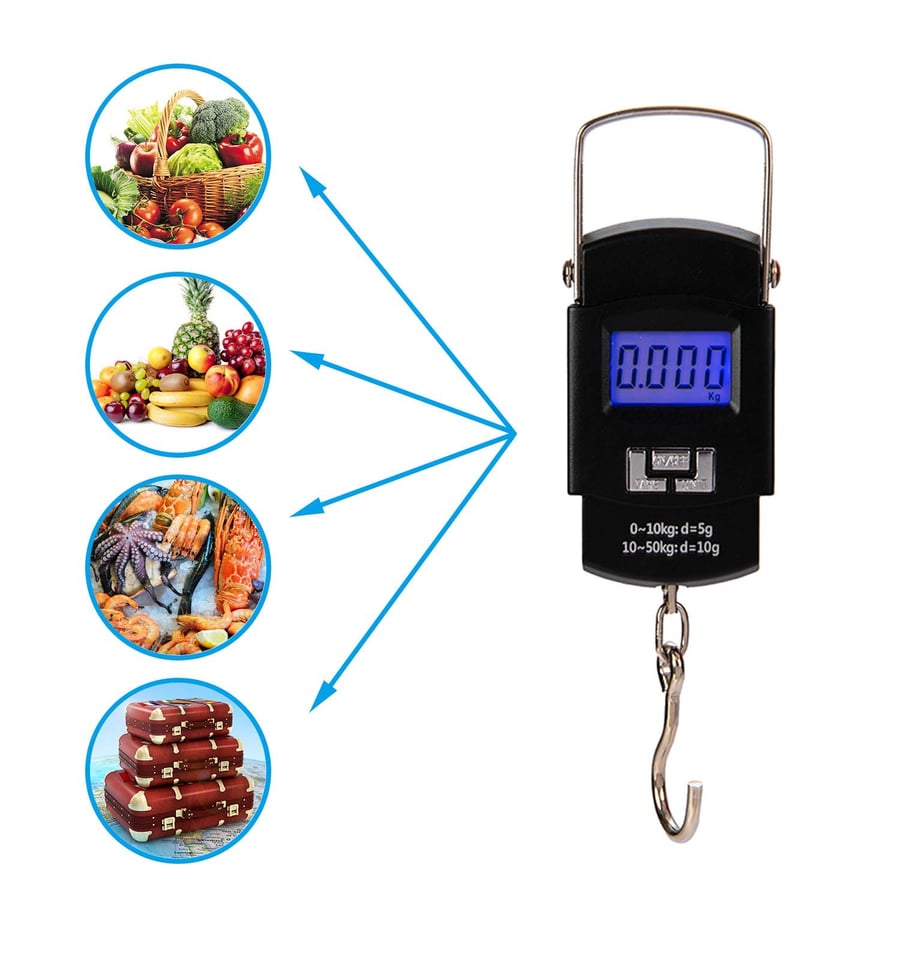 Portable Digital Scale 50 Kg Portable WH-A08