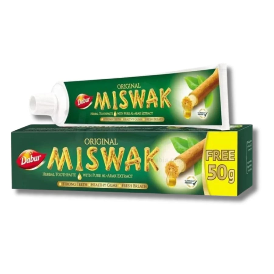 دابر معجون أسنان مسواك 120+50 غرام Dabur
