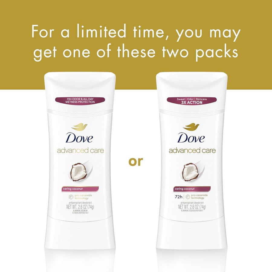 دوف مزيل عرق ستيك للنساء بجوز الهند 74 غرام Dove