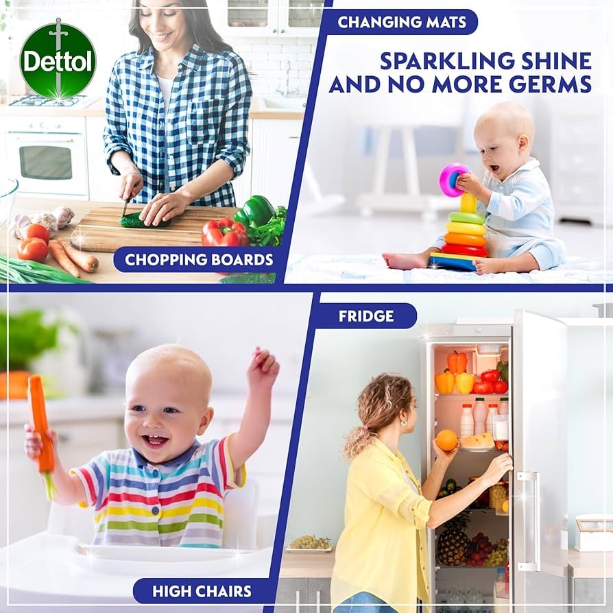 ديتول بخاخ منظف الأسطح المضاد للبكتيريا بدون رائحة 500 مل Dettol