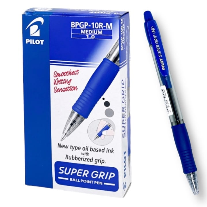 قلم حبر جاف ضغاط ازرق 1 ملم PILOT BPGP-10R-M-L