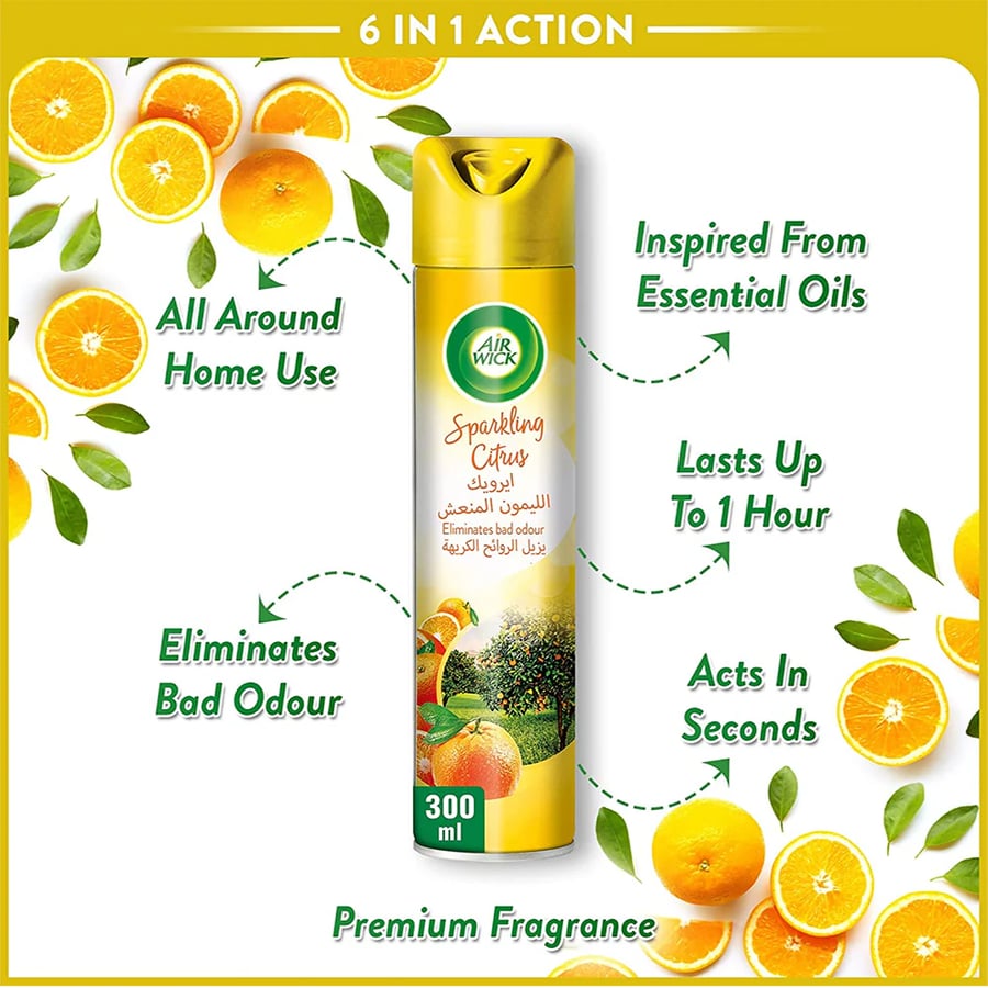 ايرويك معطر جو برائحة الليمون المنعش 290 مل AIR WICK