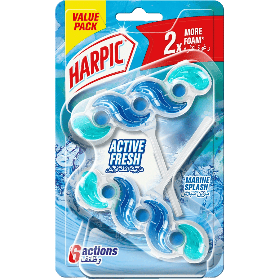 هاربيك منظف المرحاض مارين سبلاش 2*35 غرام HARPIC