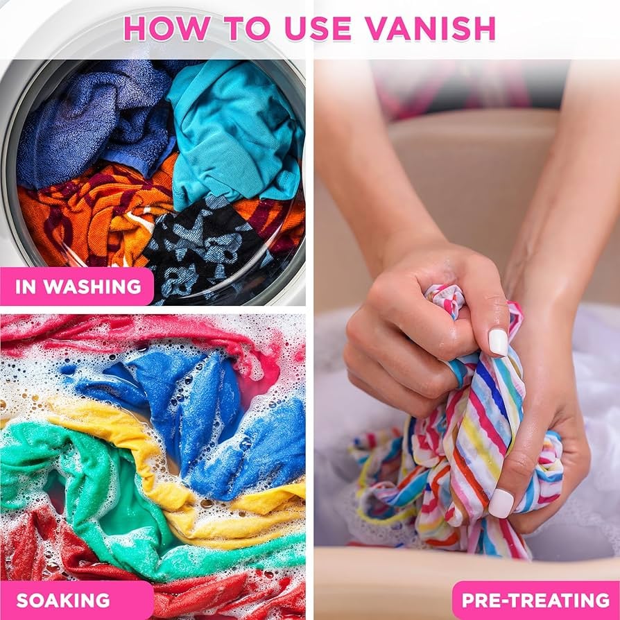 فانيش مسحوق غسيل الملابس مزيل البقع عن الاقمشة 1000 غرام vanish