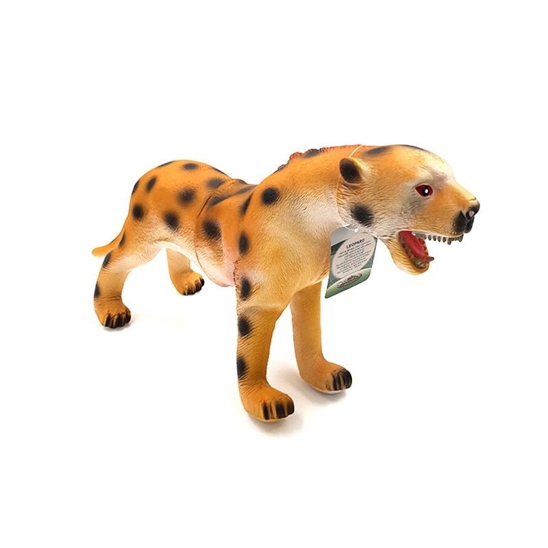 لعبة الفهد مطاط مع صوت الفهد 35*19 سم Animal 223D