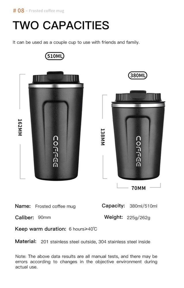Coffee Mug 510ml ALSAHAH CP19902